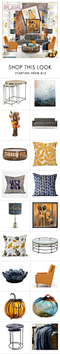 "..Cool Tones✨" by addicted2design on Polyvore featuring interior, interiors, interior design, home, home decor, interior decorating, Marlene Sanaye Yamada, Thrive, Kartell and Dot & Bo: 