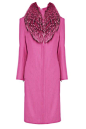 @Alice Cartee + olivia bold pink + fur collared coat...