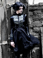 Erevos Aether - Wake the Serpent Not - Necromantic : Erevos Aether’s A/W 2014-15 collection, Wake the Serpent Not, contrasts sheer, romantic, fragile textures with armorlike iridescent leather and metallic elements. The architectural qualities of this tou