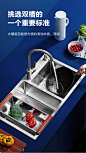 法恩莎手工水槽双槽厨房加厚304不锈钢洗菜盆家用台下洗碗槽水池-tmall.com天猫