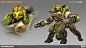 Orisa character concept, Ben Zhang : Orisa character concept