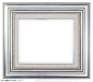 相框边框图片素材-银色的金属花纹的边框设计背景模版下载