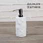 北欧风陶瓷乳液瓶创意个性洗手液空瓶子不锈钢陶瓷按压分装瓶沐浴-淘宝网