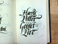 #calligraphy#,#flourish#,#handwriting#,#italic#,#book#,#markers#,#title#