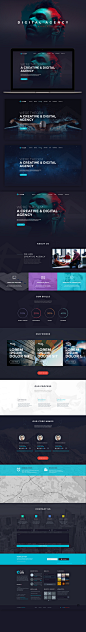 Digital Agency : Digital agency website template. 