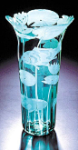 Koi Fish and Lilies art glass by Cynthia Myers  So beautiful, I'm in awe: 