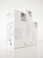 BIO A+O.E. Branding and Packaging : BIO A+O.E. is a brand for the Professional Organic Haircare Treatment by the Italian ErbeCultura. The packaging design is about an abstract, technical evolution of the Dandelion flower, a simple symbol of natural and ti