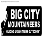 big city mountaineers大城市登山客图标CDR矢量文件BIG|cdr矢量文件|CITY|LOGO|标志|粗体英文|单色|公司logo|公司标志|黑色|攀岩剪影|企业标志|矢量素材|图标|英文标