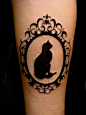 cat sillhouette tattoo