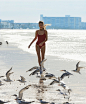 Josephine le Tutour Models Beach-Ready Looks for Harper's Bazaar : Gracing the pages of Harper’s Bazaar’s April 2017 issue, Josephine le Tutour hits the beach in chic fashions. Photographed by Kristian Schuller, the French beauty wears warm-weather looks.