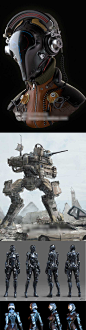 机械机甲 科幻战争 载具武器 设计参考 CG 游戏原画 设定 素材包-淘宝网