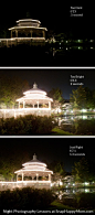 How To Take Pictures of Scenery at Night from SnapHappyMom.com: 