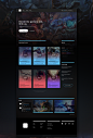 Esports UI : I am a fan of League of Legends and decided to design concept for esports website. Digital artworks which appear as a backgrounds came from fan arts of leagueoflegends.com.This is UX concept for betting. Interaction is going to be developed a