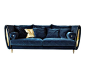 3 seater fabric sofa SIPARIO | 3 seater sofa by ADORA