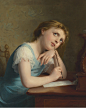 Fritz ZUBER-BÜHLER (1822-1896), "Distant Thoughts" | Flickr - 相片分享！