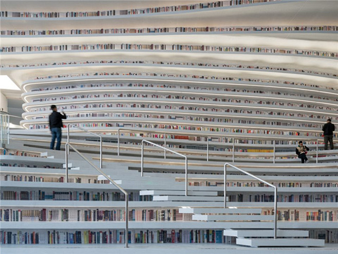 天津滨海图书馆照明-阿拉丁照明网