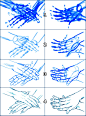 HANDS Steps - The way I draw by Washu-M on deviantART