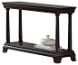 Homelegance Inglewood Sofa Table in Espresso transitional-console-tables