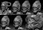 Helmet Test Asset, Michael Pavlovich : Sci Fi test helmet used to test out early PBR tests for MCC: Halo 2 Anniversary, discussed superficially in my GDC 2015 presentation, and super in depth in my YouTube channel