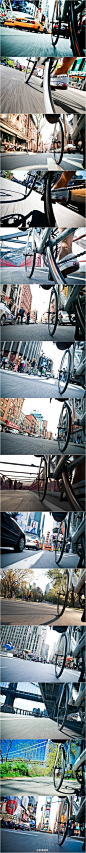 [] 影像基因纽约街头的速度与激情，来自摄影师Tom Olesnevich，同样也是一位骑车爱好者，他拍下了自己穿梭于纽约街头巷尾时那些极速的瞬间。来自:新浪微博