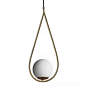 北欧吊灯后现代个性创意咖啡餐厅吧台床头椭圆形奶白玻璃圆球吊灯-淘宝网