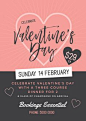 Valentine's Day Template - DIY Valentine's Day Posters and Flyers. Create awesome Valentine's Day Promotions with Easil. Drag, Drop, Designed!