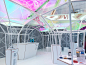 SOFTlab, 3M & BBDO collaborate to create lifelab at SXSW : lifelab uses 3M materials and sunlight to create a dynamic space that changes throughout the day, continuously washing visitors in a kaleidoscope of color.