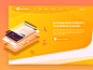 Homepage design sign in，sign out，register，banner web design ui home page，illustration home page