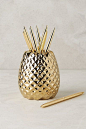 Pineapple Pencil Holder #anthropologie