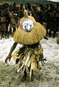 yaka人的面具，yaka的意思是男性或者强壮的人，这是东部yaka的面具，被叫做kakunga，意为头领。