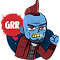 Guardians of the Galaxy Vol2: Facebook Stickers