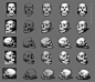 Skull Studies by =Brainfruit on deviantART