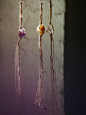 Hanging Crystals | Decorate any room with the power of healing. American made hanging crystals can be hung easily. Bead accents. *By Free People x Catherine