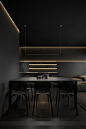 高级黑色系公寓设计，质感超细腻-室内设计-拓者设计吧