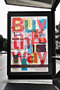 Buy the way 展览海报及票据设计 - 视觉中国设计师社区