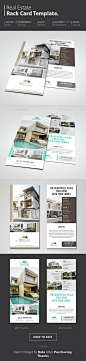 Real Estate Rack Card Template PSD. Download here: http://graphicriver.net/item/real-estate-rack-card/14835837?ref=ksioks