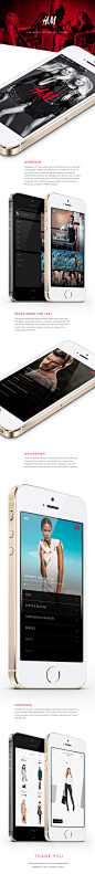 H&M iOS 7 App Concept - Alisa-网页设计师个人网站-优艺客成员