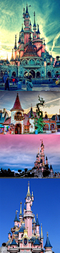 【巴黎 迪斯尼】童话梦幻的城堡，美得仿佛不真实。