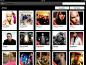 VEVO音乐网站iPad应用界面设计_音乐iPad界面_黄蜂网