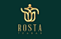 ROSTA品牌茶壶造型茶叶logo设计-上海logo设计公司设计欣赏1