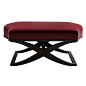 Versailles Bench  Transitional, Upholstery  Fabric, Ottomans  Pouf by Donghia