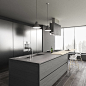 西式厨房橱柜和吧台3D模型（OBJ,FBX,MAX） 