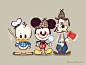 Lil Bffs: Lonesome Ghosts : I knew I wanted to do some Mickey, Donald and Goofy for this set, but it had to be specific. It doesn't get more specific than Lonesome Ghosts. I loved that short as a kid and always imagined a who...