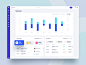 Dashboard clean jobs invoice ux billing graph accounting admin stats chart dashboad ui