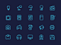 Outline Electronics Icons  by Justas Galaburda