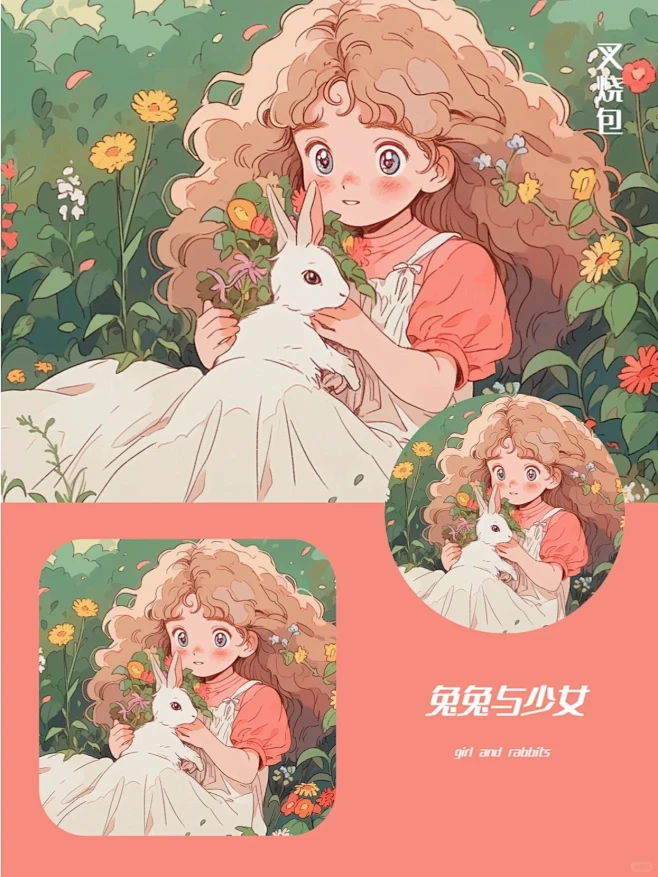 兔兔与少女系列
