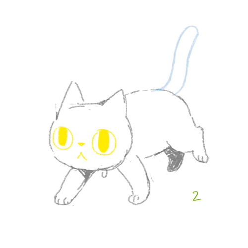 Cat walk (GIF)