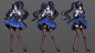 Noire evening dress, xiaoqiang Fan : The character comes from 《Hyperdimension Neptunia》
I really like tsunako style
Spare time training 
skirt made by Marvelous Designer
角色出自《超次元游戏》
我很喜欢tsunako的风格
业余时间做的快速练习 
尝试用Marvelous Designer制作的裙子