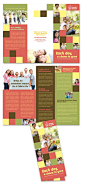 Child Development School Tri Fold Brochure Template