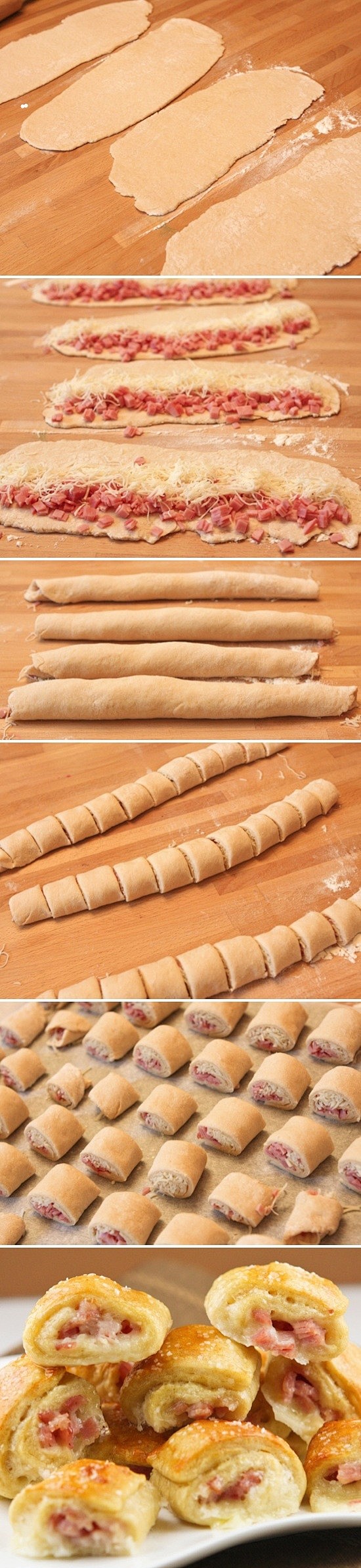 Ham & Cheese roll up...